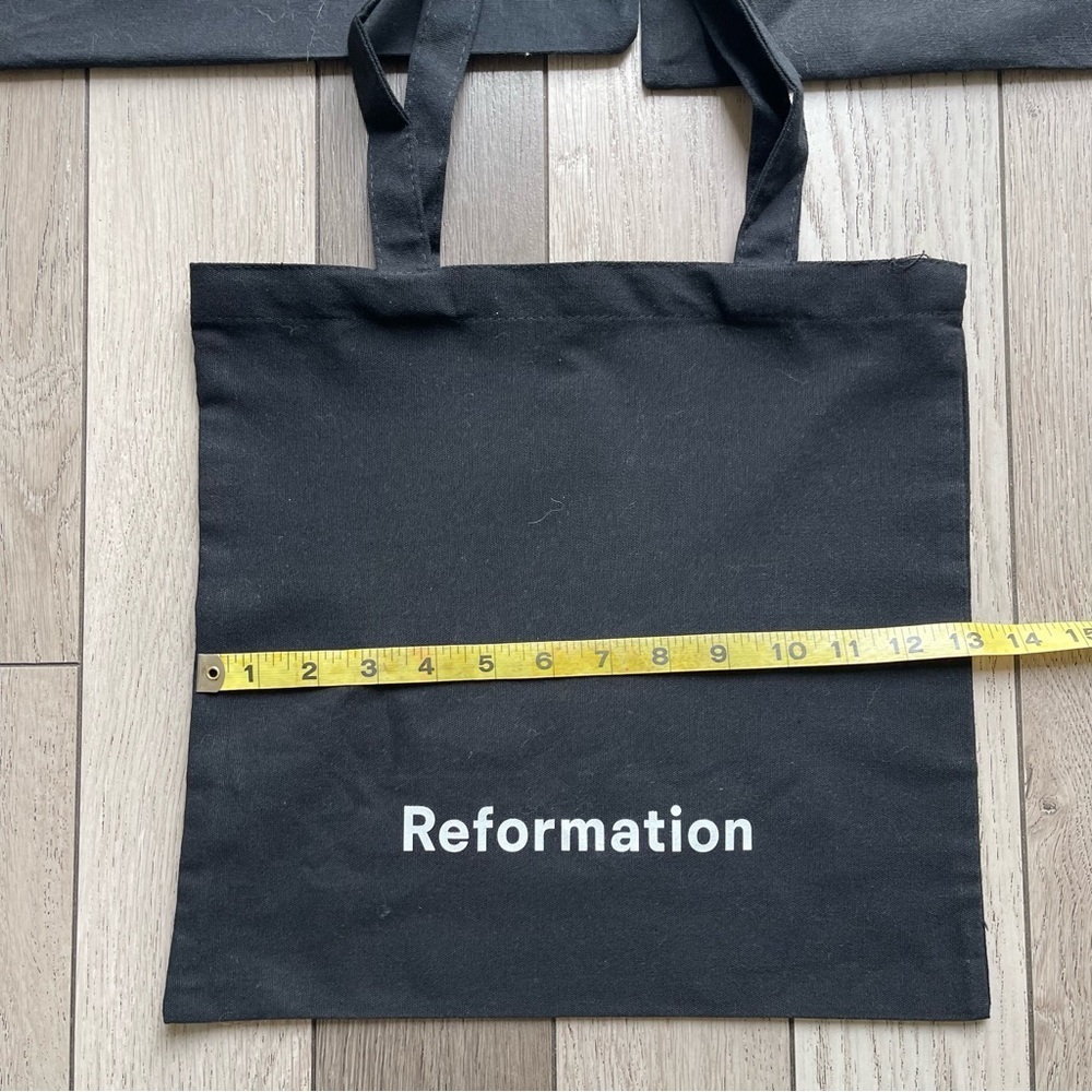 Reformation Black Canvas Tote Trio - Picture 2 of 4